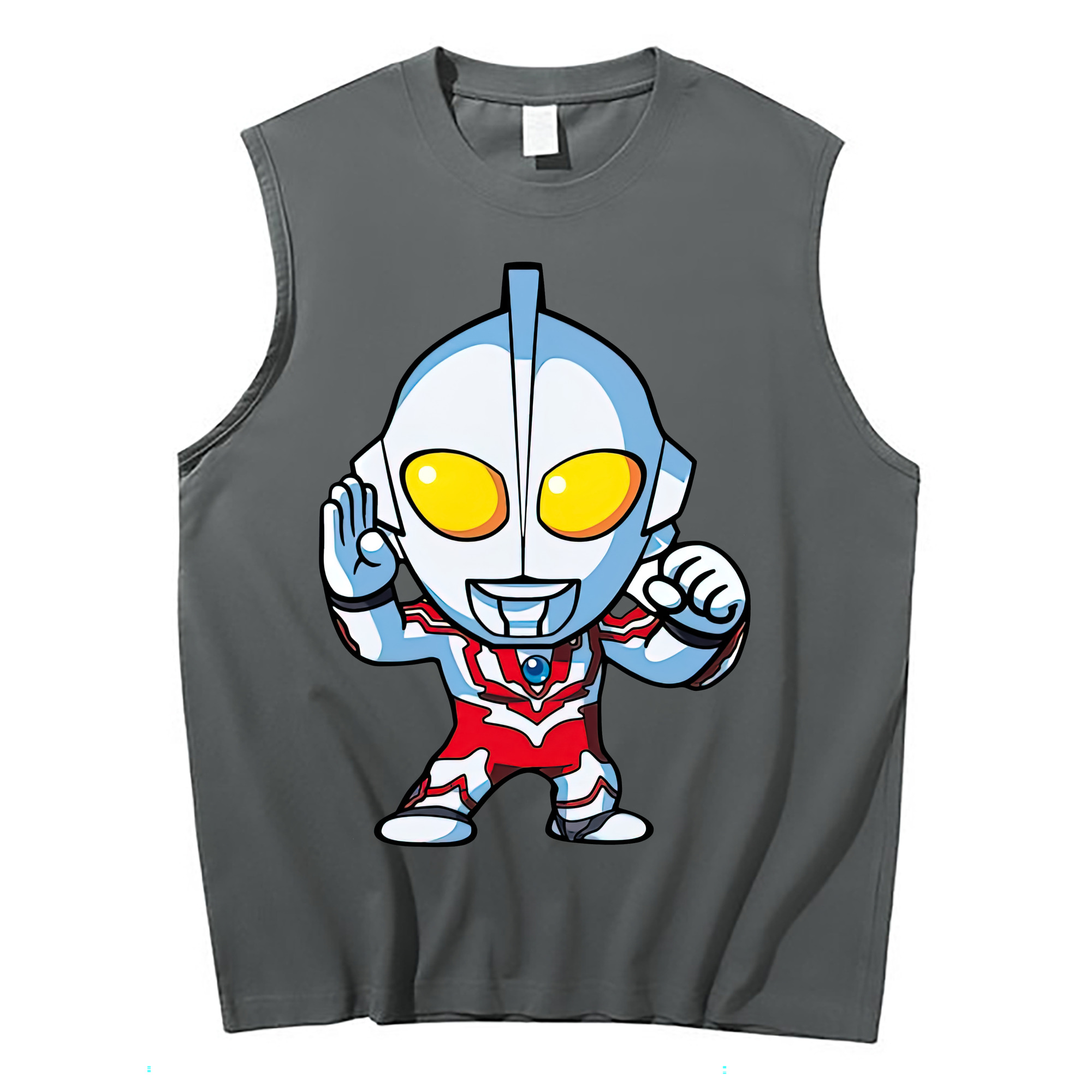 （画像用） ウルトラマン Ultraman コットン100％タンクトップ（フロントプリント）